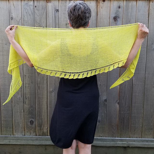 Spring Moss Shawl