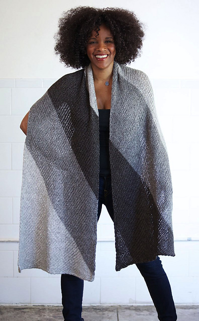 Color Block Bias Wrap