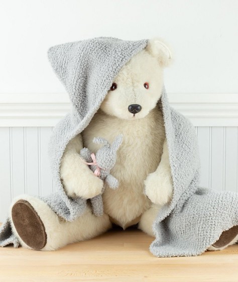 Baby Blanket with Hood &amp; Buny